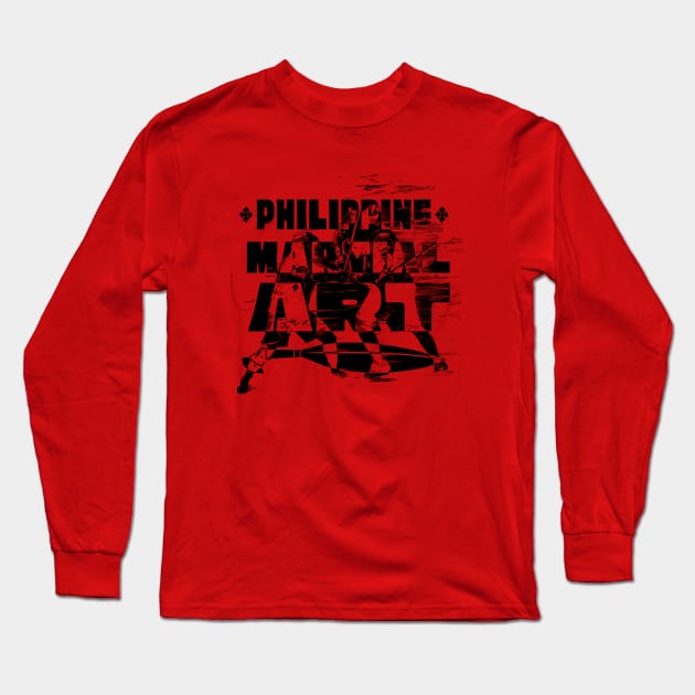 Philippine Martial ART Long Sleeve T-Shirt by huwagpobjj